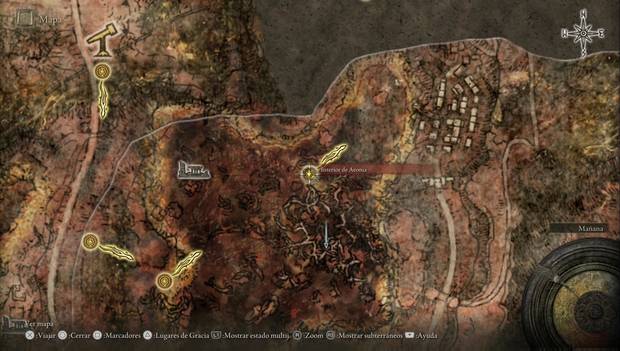 Elden Ring - Caelid, interior de Aeonia