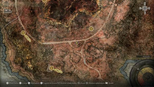 Elden Ring - Caelid, ubicación del Vendedor del cruce