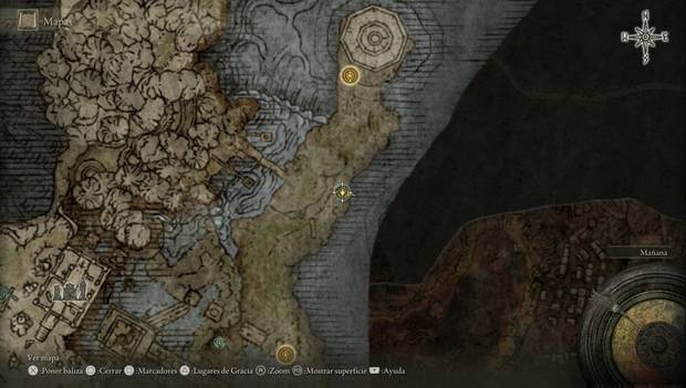 Elden Ring - Nokron, ubicación del Altar de llamas #11
