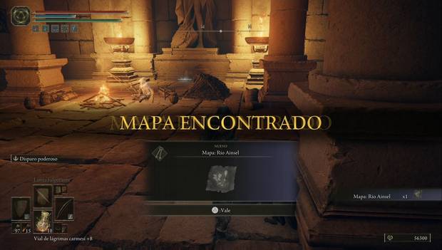 Elden Ring - Río Ainsel, mapa del Río Ainsel