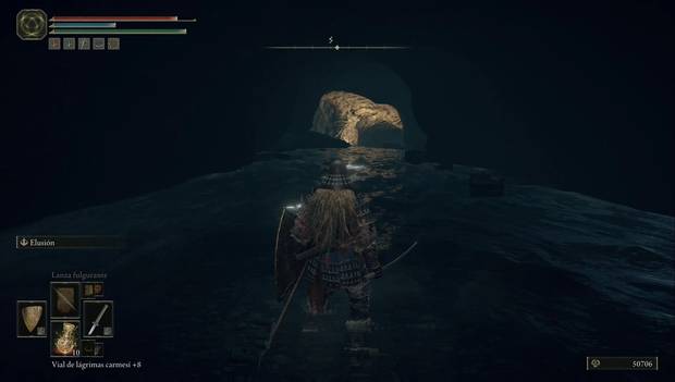 Elden Ring - Río Ainsel, luz al fondo del túnel