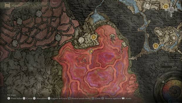 Elden Ring - Lago de la utrefacción, Ubicación del primer interruptor