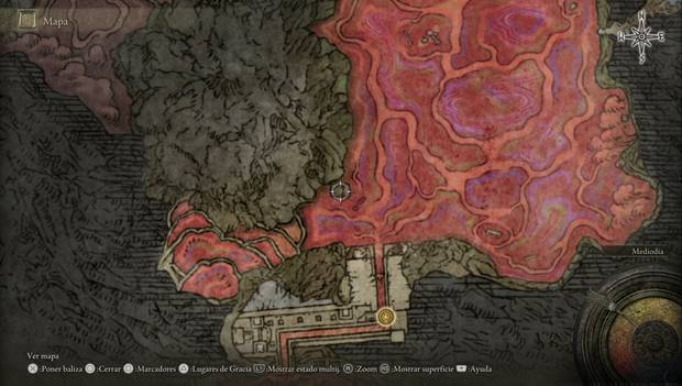 Elden Ring - Lago de la utrefacción, ubicación del Manual del guerrero nómada