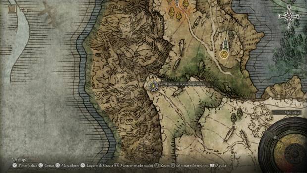 Elden Ring - Lago de la Putrefacción, ubicación de la Cárcel eterna de la jefa conspiradora