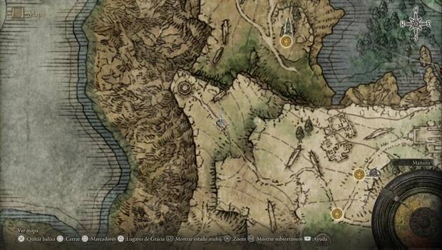 Elden Ring - Lago de la Putrefacción, ubicación de la segunda tortuga