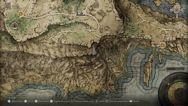 Elden Ring - Lago de la Putrefacción, ubicación de la tercera tortuga