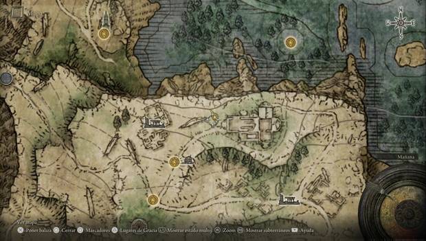 Elden Ring - Ubicación de Adula en Liurnia suroeste