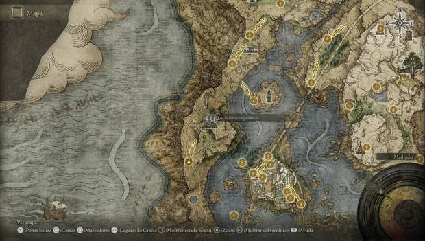 Elden Ring - Cómo llegar a la Capilla de la espera, ubicación de los Cuatro campanarios