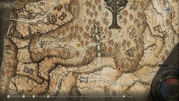 Elden Ring - Meseta Altus, Ubicación del tercer fantasma de la Torre del Espejismo