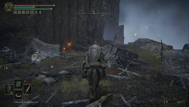 Elden Ring - Monte Gelmir, Escaleras después del puente