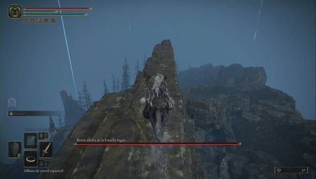 Elden Ring - Monte Gelmir, Acantilado para saltar y evitar al boss