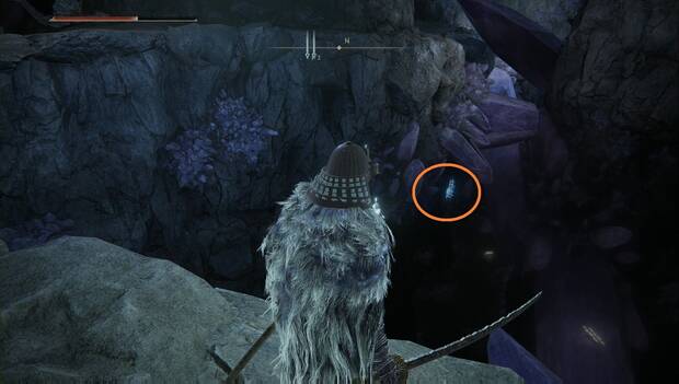 Elden Ring - Mote Gelmir, luz en la pared del Escondrijo de Sellia