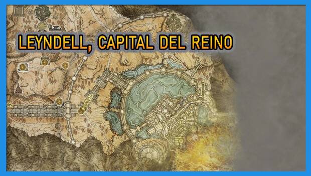 Elden Rig - Leyndell, capital del reino, Mapa de Leyndell