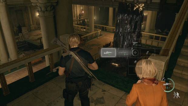 Resident Evil 4 Remake - Capítulo 7: zona elevada desde la que disparar a los enemigos