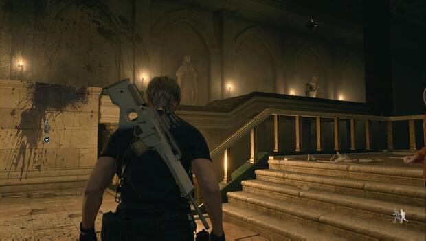 Resident Evil 4 Remake - Capítulo 7: zona elevada con una rueda