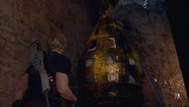 Resident Evil 4 Remake - Capítulo 7: contrapeso de la plataforma del cañón
