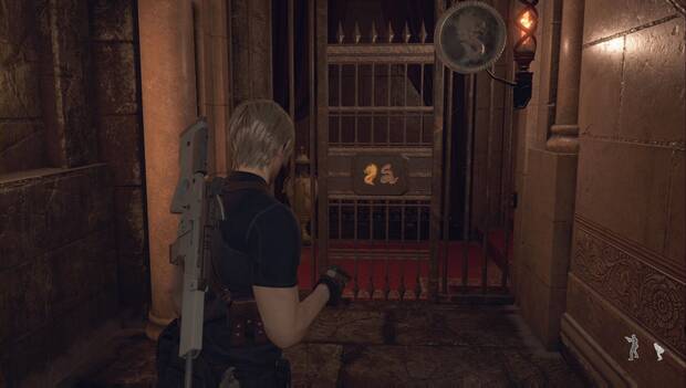Resident Evil 4 Remake - Capítulo 7: símbolos en la reja