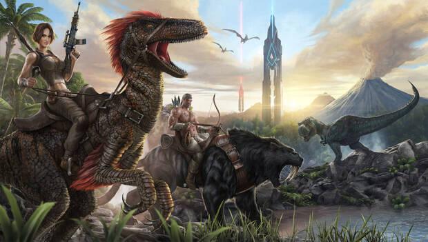 Si esta imagen resume gran parte de los sueños de tu infancia, ARK es un juego a tener en cuenta.