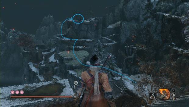 Sekiro: Shadows Die Twice - Cómo llegar al Oferente Lecho del Cuervo