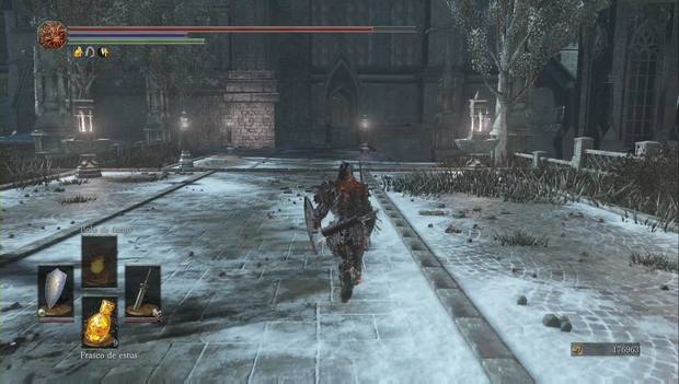 Dark Souls III - Irithyll del Valle Boreal: puerta para volver a entrar en la catedral