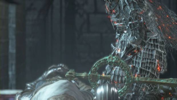 Dark Souls III - Irithyll del Valle Boreal: el Latente apuñala a Anri