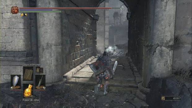Dark Souls 3 - Pico del Archidragón: ubicación del anillo de agarre eléctrico