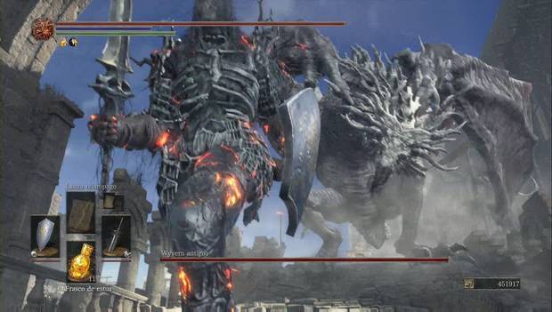 Dark Souls 3 - Pico del Archidragón: Wyvern Antiguo