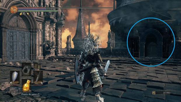 Dark Souls 3 - Gran Archivo: torreón junto a la habitación de Lothric