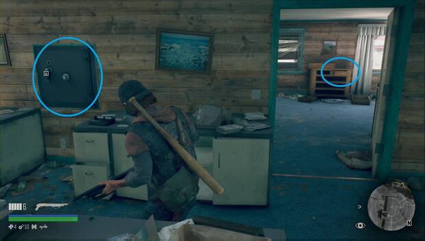 Days Gone - ¿Qué quieres, palmarla?: caja fuerte de la tienda y ubicación de la combinación