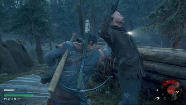 Days Gone - Errantes en la montaña: Deacon apuñala a uno de los guardias