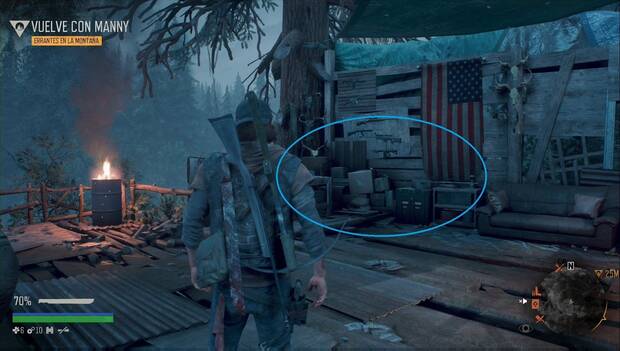 Days Gone - Errantes en la montaña: ubicación de los documentos de Copeland