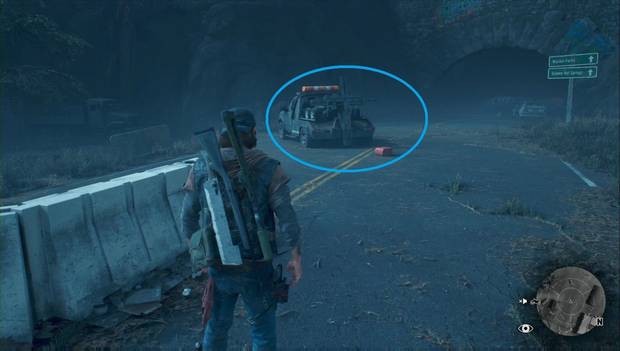 Days Gone - Se han ido por patas: grúa con una lata de gasolina
