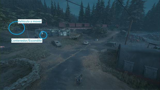 Days Gone - Puesto de control de NERO de Horse Lake: puesto de control y sus alrededores