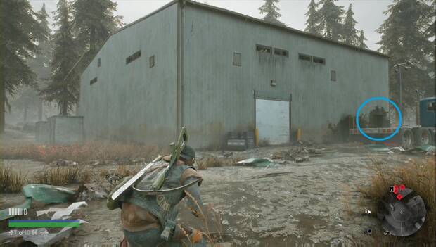 Days Gone - A limpiar los nidos: almacén gris apartado del aserradero
