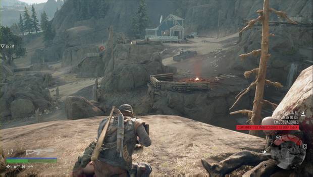 Days Gone - Campamento de emboscadores de Bear Creek: punto de vigilancia del campamento