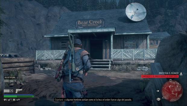 Days Gone - Campamento de emboscadores de Bear Creek: edificio con el artículo de turismo