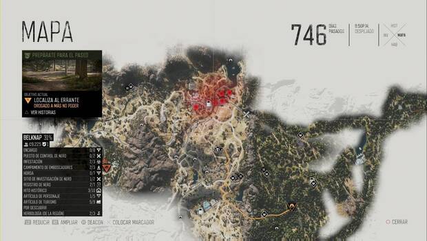 Days Gone - Infestación de Marion Forks: ubicación de la zona infestada de Marion Forks