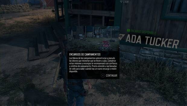 Days Gone - Vuelve al campamento de Hot Springs: el juego nos avisa de la mecánica de encargos