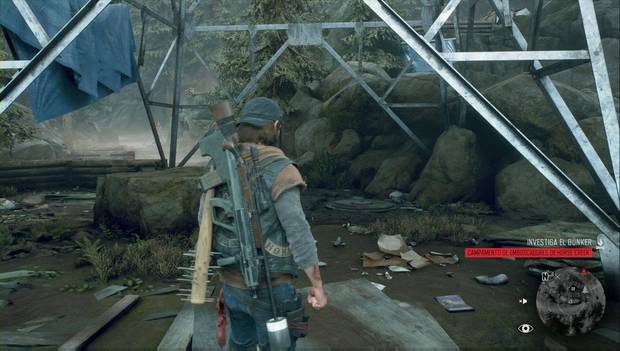 Days Gone - campamento de emboscadores de Horse Creek: escotilla del búnker del campamento