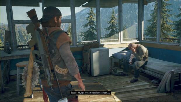 Days Gone - Ya he arrancado malas hierbas antes: Boozer tiene algo de fiebre por las quemaduras