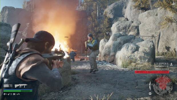 Days Gone - Campamento de emboscadores de Deerbon: Deacon elimina a los emboscadores