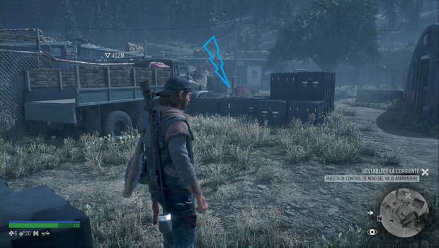 Days Gone - Puesto de control de NERO del viejo aserradero: generador del campamento
