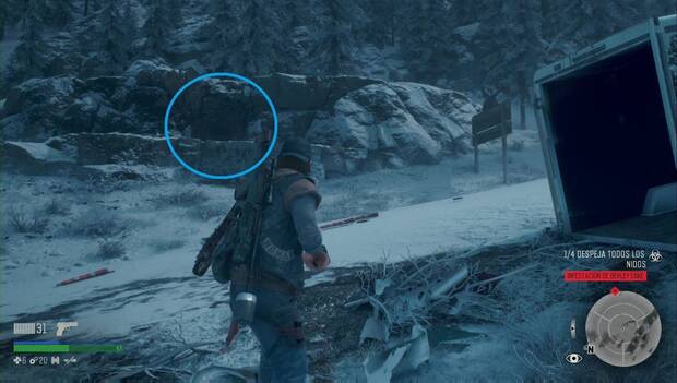 Days Gone - Infestación de Berley Lake: segundo nido de infestación