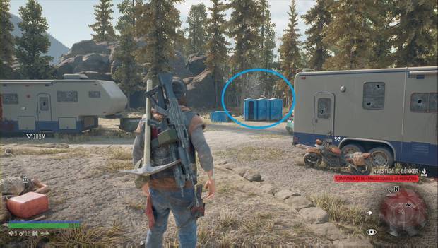 Days Gone - Campamento de emboscadores de Redwood: ubicación del búnker