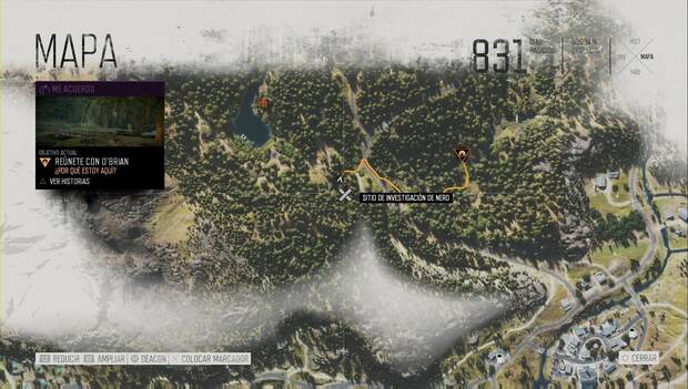 Days Gone - ¿Por qué estoy aquí?: localización del Sitio de investigación de NERO
