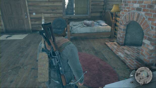 Days Gone - Llevado a la extinción: examina la mochila sobre la cama