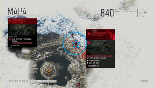 Days Gone - Infestación del río Tumblebugg: ubicación de la zona infestada