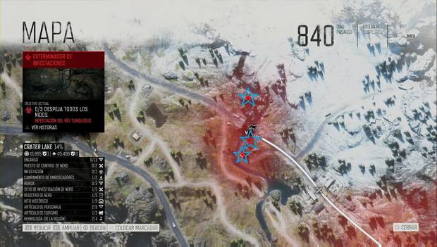 Days Gone - Infestación del río Tumblebugg: ubicación de los tres nidos
