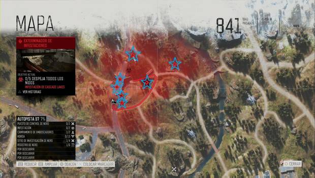 Days Gone - Infestación de Cascade Lakes: localización de los nidos