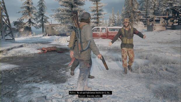 Days Gone - ¡Mayday! ¡Mayday!: los soldados agradecen que les hayamos ayudado